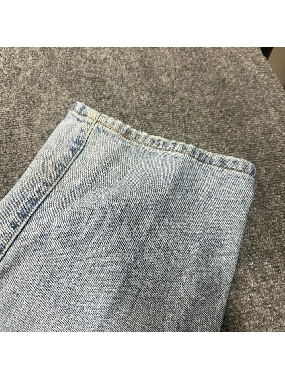 Levi’s 501 Jeans Men’s 38x32 Blue Button Fly Straight Leg WPL 423 Vintage Denim
